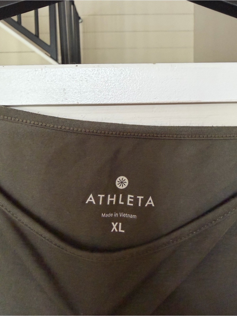 Athleta Olive Sleeveless Tank Top - Picture 2 of 3